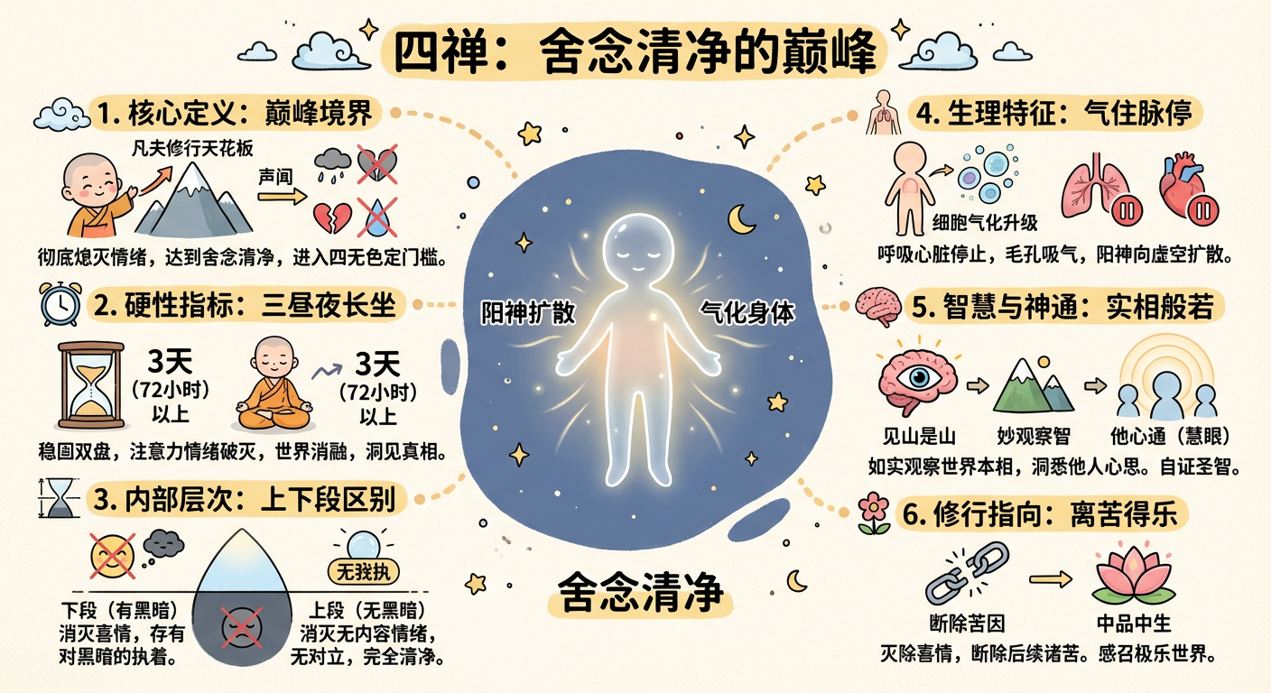 四禪(二) - 禪定境界圖解